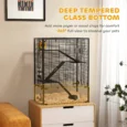 Hamster tank 60L x 40W x 80Hcm – Black