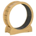 Wooden Cat Exercise Wheel with Brake – 76cm Inner Diameter