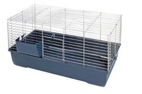 Kerbl Baldo Small Animal Cage &ndash; Dark Blue, 80 &times; 45 &times; 42cm