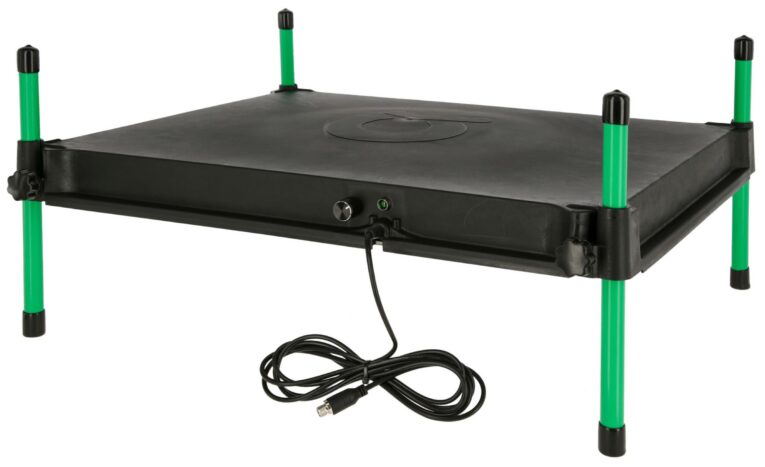Kerbl CosyHeat Chick Heating Plate – Black/Green, 40 × 50cm