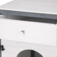 Kerbl Ida Cat Cabinet – White and Grey