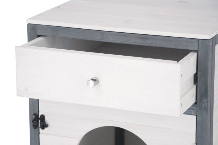Kerbl Ida Cat Cabinet – White and Grey Kerbl Ida Cat Cabinet – White and Grey