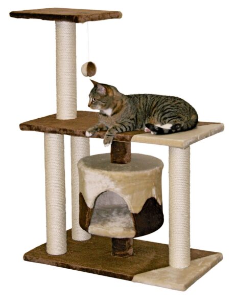 Kerbl Jade Pro Cat Tree &ndash; Beige and Brown, 96cm