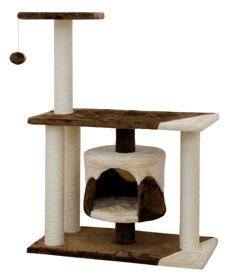 Kerbl Jade Pro Cat Tree – Beige and Brown, 96cm Kerbl Jade Pro Cat Tree – Beige and Brown, 96cm