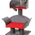 Kerbl Lounge Deluxe Cat Tree – Grey and Red, 70cm