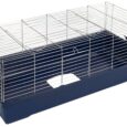 Kerbl Maxi Baldo Twin Two-Level Small Animal Cage – Dark Blue, 120 × 58 × 86cm