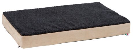 Kerbl Memory Foam Dog Mattress &ndash; Beige/Anthracite, 100 &times; 60 &times; 8cm