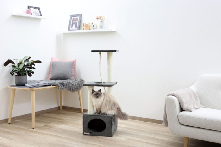 Kerbl Platin Pro Cat Tree – Anthracite, 106cm