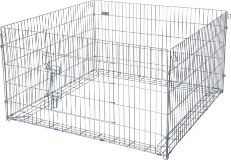 Kerbl Small Animal Run with Breakout Barrier – 115 × 115 × 65cm