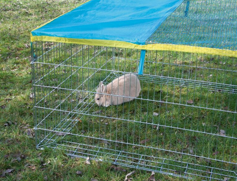 Kerbl Small Animal Run with Breakout Barrier – 115 × 115 × 65cm Kerbl Small Animal Run with Breakout Barrier – 115 × 115 × 65cm
