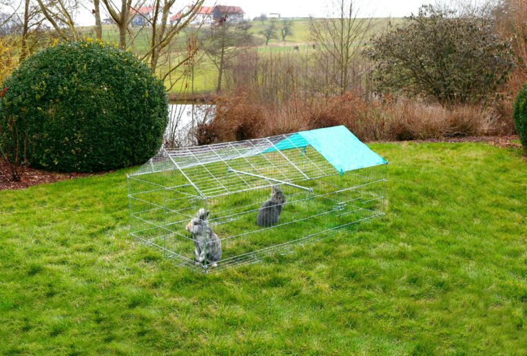 Kerbl Small Animal Run with Breakout Barrier – 180 × 90 × 75cm Kerbl Small Animal Run with Breakout Barrier – 180 × 90 × 75cm