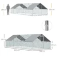 Walk-In Poultry Run with Covered Section – 3 × 8m