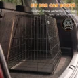 Folding Car-Boot Dog Crate with Sloping Sides – Black, 90cm