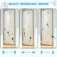 Rechargeable Hanging Mouse Cat Toy Set – White and Blue