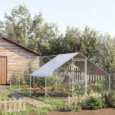 Walk-In Steel Poultry Run with Covered Section – 6 × 3m