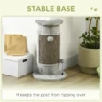 Cat Scratching Post with Plush and Balls 58cm – Grey