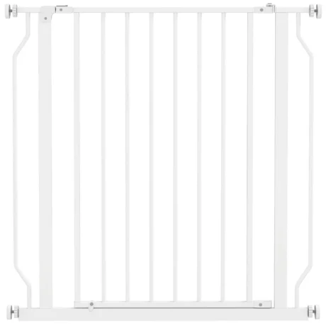 Pressure-Fit Indoor Dog Gate – White, 75–85cm