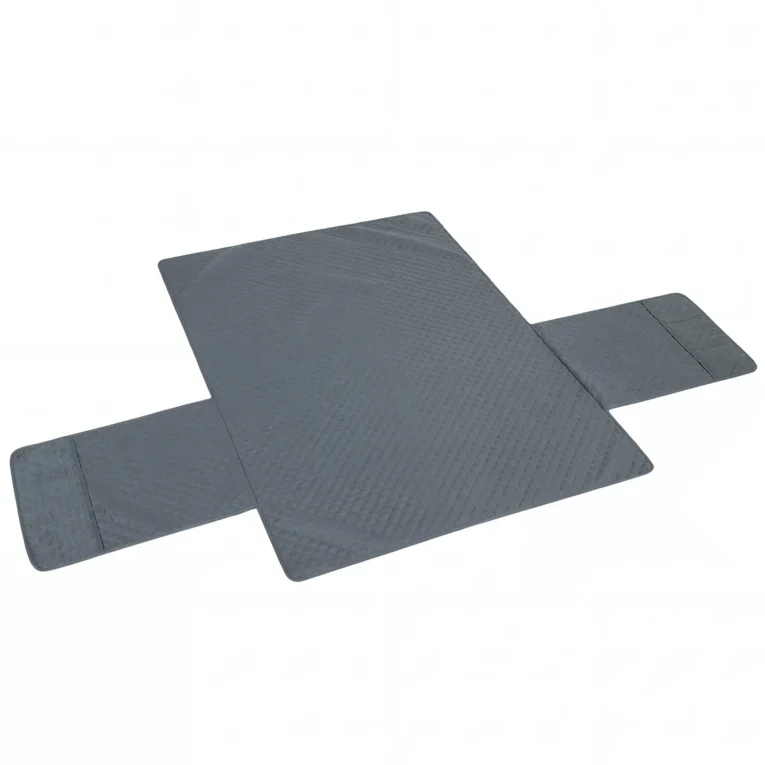 2-Seater Sofa Cover for Pets, Non-Slip – Grey, Black