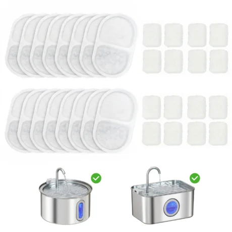 Replacement Cat Fountain Filters &ndash; Pack of 16
