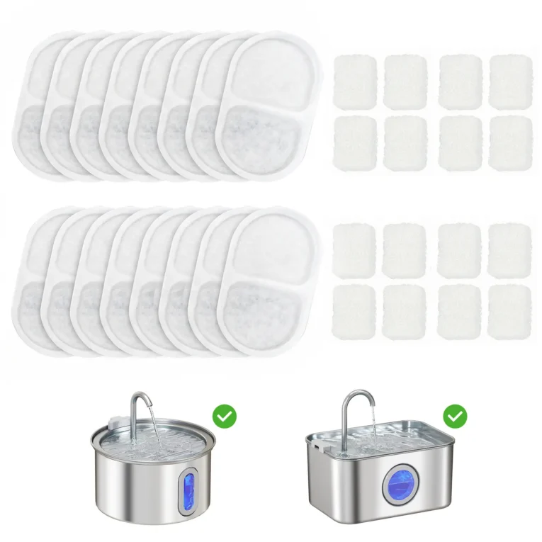 Replacement Cat Fountain Filters – Pack of 16