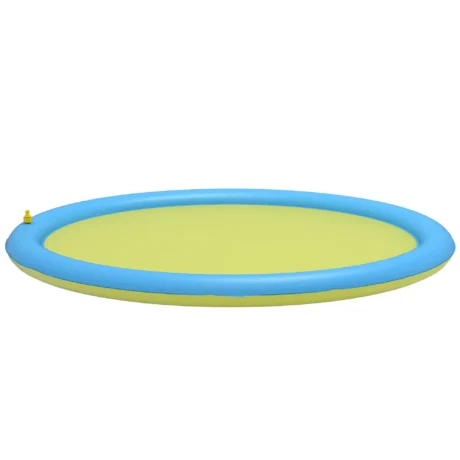 Dog Sprinkler Splash Pad &ndash; Blue and Yellow, 170cm