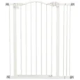 Adjustable Dog Gate – White, 94cm High, 74–87cm