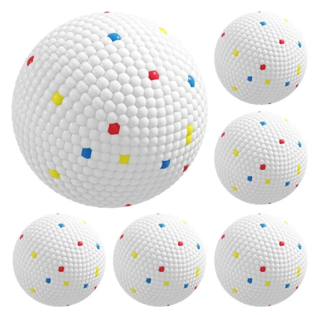 ETPU Dog Fetch Balls &ndash; Pack of Six, 5.8cm