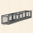Modular Outdoor Cat Tunnel with Eight Doors – Dark Grey, 250cm