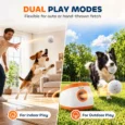 ETPU Dog Fetch Balls – Pack of Six, 5.8cm