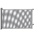 Retractable Mesh Dog Gate – Grey, Extends to 140cm