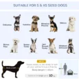 Three-Door Folding Pet Carrier – Grey, 70cm