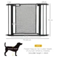 Pressure Fit Safety Gate 75-103CM – Black