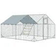 Chicken run 300W x 400D x 195Hcm – Silver tone