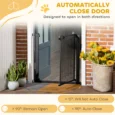 Two-Way Dog Gate – Black, 75–82cm