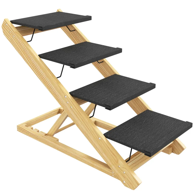 Convertible Wooden Pet Steps and Ramp – Adjustable to 62.5cm Convertible Wooden Pet Steps and Ramp – Adjustable to 62.5cm