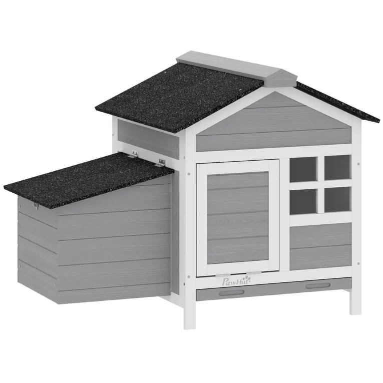 Wooden Chicken Coop Pull-Out Tray Nesting Box – Grey, White, Black Wooden Chicken Coop Pull-Out Tray Nesting Box – Grey, White, Black