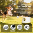 Automatic Dog Ball Launcher 3 Distance Settings – Yellow