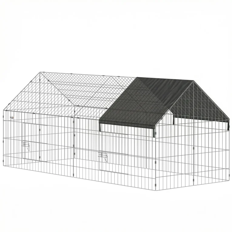 Rabbit Run Protective Cover 180x75x75cm – Black, Silver