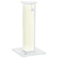 81cm Tall Sisal Cat Scratching Post with Hanging Ball – White