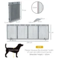 Pet Gate 204L x 30W x 75Hcm – Grey