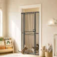 Extra Tall Pet Gate 180cm Adjustable Pressure Fit – Black