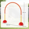 Four-Piece Adjustable Dog Agility Gate Set – Orange