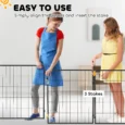 Dog Playpen Extension Panels – Two-Pack, Black, 80cm High