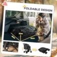 Folding Pet Stroller with Reversible Handle – Grey, 10kg