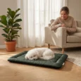 Foldable Pet Travel Mat – Army Green, 90 × 60cm