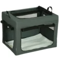 Folding Fabric Pet Carrier – Grey, 69 × 51 × 51cm
