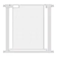Auto-Closing Mesh Pet Gate – White, 75–82cm