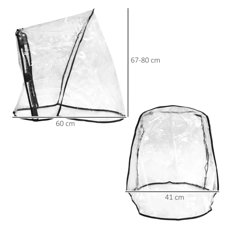 Transparent Pet Stroller Cover for D00-041 and D00-058