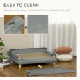 Dog Sofa Water-Resistant Fabric Medium and Large – Grey