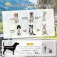Mesh-Sided Dog Bike Trailer – Grey and Black